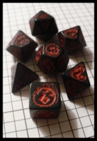 Dice : Dice - Dice Sets - Q Workshop Dragons Black and Red - Ebay June 2010